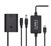Andoer PD USB Tipo-C Cavo a NP-FZ100 Dummy Batteria Accoppiatore CC di Ricambio per Sony Alpha A7S III A6600 A7 III A7R III A7R IV A9 A9 II A9R A9S