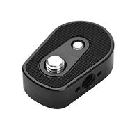 Andoer Piastra di montaggio dell'estensione inferiore con stabilizzatore per foro filettato da 1/4 di pollice e 3/8 di pollice Accessori di ricambio per DJI Ronin S Ronin SC Gimbal