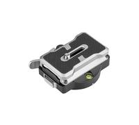 Andoer Piastra per Fotocamera con di Bloccaggio Automatico Base Multifunzionale per Cursore con Testa a Sfera Treppiede (Nera)