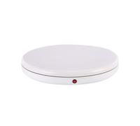 Andoer Piatto girevole elettrico, giradischi elettrico, 100 kg, carico 45 cm, diametro supporto girevole a 360°, piatto girevole a 360°, per espositori di prodotti