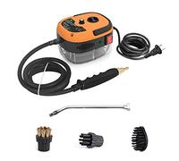 Andoer Pulitore a vapore, 2500 W, portatile, pulitore a vapore ad alta temperatura, con testine per mobili da cucina, bagno e auto