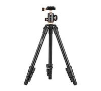 Andoer Q160SA - Treppiede completo per fotocamera con testa a sfera panoramica a bolla, altezza regolabile, treppiede da viaggio portatile proiettore compatibile con Nikon Sony
