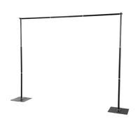 Andoer Sistema di supporto per sfondo per fotografia da studio 2 x 3 m, supporto per sfondo in metallo resistente supporto per sfondo regolabile con base grande