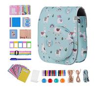 Andoer Sostituzione del kit di accessori per fotocamera istantanea 12-in-1 per Fujifilm Instax Mini 11 con borsa per fotocamera/tracolla per fotocamera/album fotografico/clip per foto/cornice