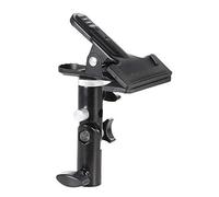 Andoer Super Clamp Pack Multi-Function Spring Pince Support de Réflecteur Métallique Pince Porte-Réflecteur avec 1/4" à 3/8" Vis Adaptateur de Montage Pivotant pour Photo Studio Réflecteur Fond