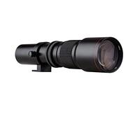 Andoer Super teleobiettivo per fotocamera 500mm Zoom manuale Obiettivo con attacco a T multistrato con filettatura da 1/4 di pollice di ricambio per fotocamere DSLR Canon Nikon Sony Fujifilm Olympus