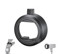 Andoer Supporto adattatore per fotocamera Flash Round Head per AD200 AD200Pro AD200Pro II V860III V850III TT685II TT600 TT520II