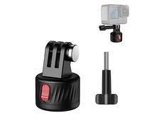 Andoer Supporto per fotocamera magnetico, adattatore per treppiede Base a sgancio rapido con base magnetica 1/4 Compatibile con GoPro11/10/9/8/7 Insta 360 AKASO dji Action Camera