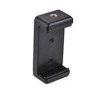 Andoer Supporto regolabile per telefono con clip e foro da 0,6 cm, per autoscatto, monopiede, treppiede, per iPhone 7 6s 6 5s 5, Samsung, Huawei, Sony
