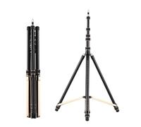 Andoer Treppiede 252 cm, in lega di alluminio con colonna centrale staccabile 1/4 "e 3/8" vite filettata per video a LED/Flaah Light/Softbox/riflettore