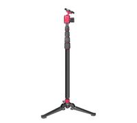 Andoer Treppiede da golf, supporto per telefono magnetico, bastone per selfie da golf, treppiede, montaggio a pavimento, per registrare oscillazione di golf, supporto regolabile