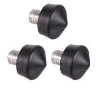 Andoer Universale Antiscivolo 3/8 pollici Treppiede monopiede in gomma Spike per Andoer Benro Gitzo Manfrotto Treppiede monopiede (3 pezzi)