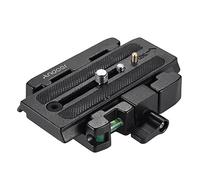 Andoer video camera treppiede adattatore morsetto a sgancio rapido con piastra a sgancio rapido compatibile per Manfrotto 501 500 Ah 701HDV 503HDV Q5 Head