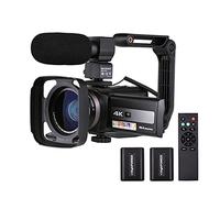 Andoer Videocamera digitale 4K 60FPS digitale Ultra HD DV 48MP Zoom 16X Schermo tattile LCD ruotabile da 3 pollici Condivisione WiFi Visione notturna IR Rilevamento del movimento Anti-scuotimento