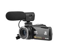 Andoer Videocamera digitale 4K Videocamera WiFi Videocamera DV Registratore 56MP Zoom digitale 18X Touchscreen IPS da 3,0 pollici Supporta rilevamento facciale IR Visione notturna Anti-shake