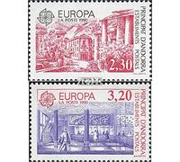 Andorra - Francese Post 409-410 (Completa Edizione) MNH ** MNH 1990 Europa (Francobolli per i Collezionisti)