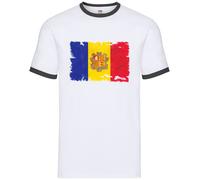 Andorra Grunge Stile Bandiera - Uomo Suoneria - Paese Viaggio Bandiere La Vella