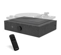 Andover Audio SpinBase MAX 2 Premium - Sistema di altoparlanti Bluetooth Streaming, preamplificatore phono, controlli capacitivi, tecnologia IsoGroove, ideale per giradischi, home theater e