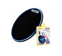 ANDOWL CARICATORE BATTERIA Q-PD20 15W WIRELESS FAST CHARGER NERO