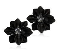 ANDPAI Orecchini pendenti a forma di fiore in acrilico, fatti a mano, grandi, opachi, con bocciolo di fiore, per donne, amanti della mamma e amici, gioielli regalo, Metallo
