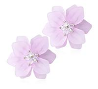 ANDPAI Orecchini pendenti a forma di fiore in acrilico, fatti a mano, grandi, opachi, con bocciolo di fiore, per donne, amanti della mamma e amici, gioielli regalo, Metallo