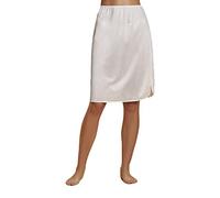 ANDRA 1 Pezzo Sottogonna Donna 025 con Spacco Laterale e Bordino al Fondo. Bianco 3/M