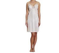 ANDRA 1 Pezzo Sottoveste Donna 85 Spallina Stretta e Dettagli in Pizzo Bianco 4/L