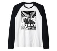 Andras Il Cavaliere Gufo Maglia con Maniche Raglan