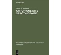 André de Mandach Chronique Dite Saintongeaise (Copertina rigida)
