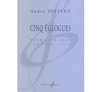 André Jolivet-5 Eglogues-Score