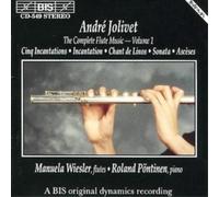 André Jolivet Flute Music Vol. 1 (Wiesler, Pontinen) (CD) Album