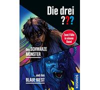 André Ma Die drei ???, Das schwarze Monster / und das blaue B (Tascabile)