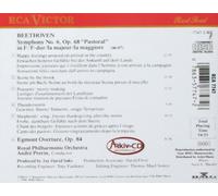 Andre Previn Beethoven: Symphony No. 6- Pastoral Egmont Overture (CD)