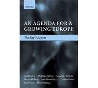 André Sapir Philippe Aghion Giuseppe Bertola An Agenda for a (Copertina rigida)