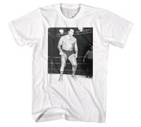 Andre The Giant - Andre Bianco e Nero - American Classici - Bianco Adulto Sh