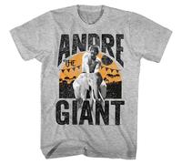 Andre The Giant - Elephant Ride - Manica Corta - Heather - Adulto - T-Shirt