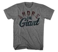 Andre The Giant - Gigante - Manica Corta - Heather - Adulto - T-Shirt