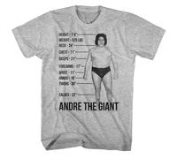 Andre The Giant - Gigante Specifiche - Manica Corta - Erica - Adulti - T-Shirt
