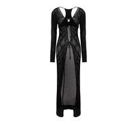 Andrea Adamo - Cardigan Lungo Traforato - - Knitwear - Donna - Nero - M
