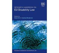 Andrea Broderick Research Handbook on EU Disability Law (Copertina rigida)
