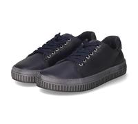 Andrea Conti 0069004/408 - Scarpe Basse da Donna in Pelle Blu Scuro
