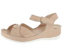 Andrea Conti 27807 Donna Sandali con zeppa, Rosa (Rose Kombi. 334), 37 EU