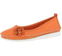 Andrea Conti Ballerina Donna Comoda In Pelle Con Applicazione A Fiore 0023645
