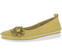 Andrea Conti Ballerina Donna Comoda In Pelle Con Applicazione A Fiore 0023645