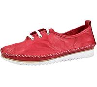 Andrea Conti Carpe Stringate Donna 0023626, Numero:42 EU, Colore:Rosso
