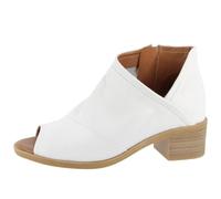 Andrea Conti Damen Absatz Sandalette, Sandali con Tacco Donna, Bianco, 40 EU