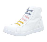Andrea Conti Damen High Top Sneaker, Scarpe da Ginnastica Donna, Bianco Pastello Multi, 38 EU
