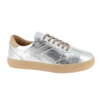 Andrea Conti Damen Low Top Sneaker Freya, Scarpe da Ginnastica Donna, Argento Cammello, 36 EU