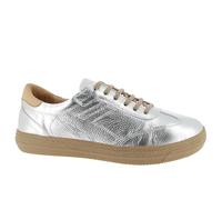 Andrea Conti Damen Low Top Sneaker Freya, Scarpe da Ginnastica Donna, Argento Cammello Old Cream, 37 EU
