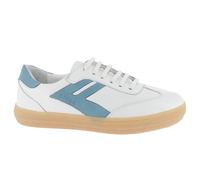 Andrea Conti Damen Low Top Sneaker Freya, Scarpe da Ginnastica Donna, Bianco Bleu, 37 EU